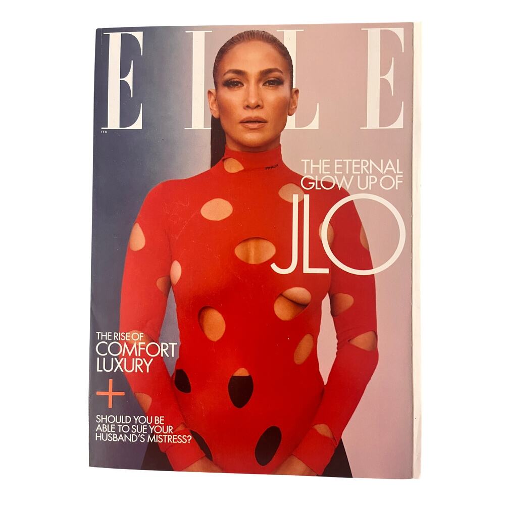 Elle Magazine February 2021 The Eternal Glow of JLO  Jennifer Lopez - Excellent